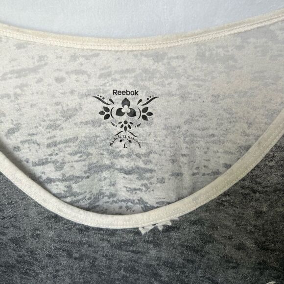 Reebok Activewear Long Sleeve Top size L oversized - Picture 3 of 8